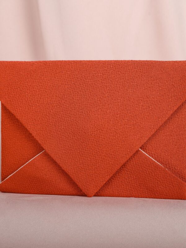 Pochette “ROSSA” Chirimen